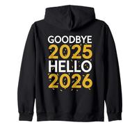Arrivederci 2025 Ciao 2026 Tee Capodanno 2026 Felpa con Cappuccio