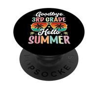 Arrivederci 3 ° grado Ciao Giornata estiva di scuola Terza PopSockets PopGrip Adesivo