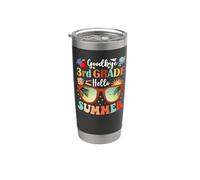 Arrivederci 3 ° grado Ciao Summer Terza Elementare Insegnante Bicchiere termico in acciaio inox doppia parete