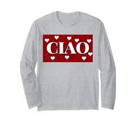 Arrivederci di Cuore - Ciao in Italiano Ciao Maglia a Manica