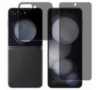 Arrivly 2 Pezzi Pellicola Protettiva Anti Spia per Samsung Cover Protezione Privacy Schermo Senza Bolle TPU Anti-Spy Pellicola [Non Vetro Temperato] privacy screen protector (Z Flip 7 FE)