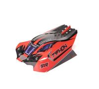 ARRMA 1/8 Clipless Painted Decaled Body, Black: Typhon 4X4