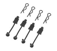 Arrma AR390178 Body Clip Retainer 1/8 Scale Black R/C RC Rubber Retainers - 4 pc