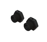 ARRMA ARA311067 - Ruota esagonale in alluminio, spessore 17 mm, 14,6 mm, colore: Nero (2), Multi