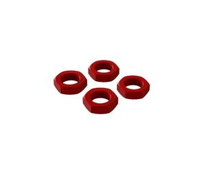 Arrma Dadi ruota alluminio rossi 17mm (4 pz) - ARA310906