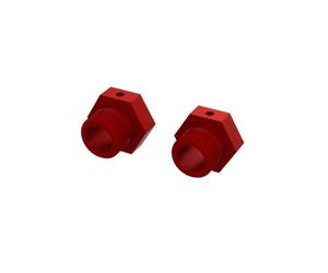 Arrma Esagoni ruote alluminio 24mm rossi (2 pz) - ARA310928