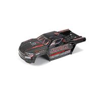 ARRMA KRATON 6S EXB Painted Decalled Cut Body, Black/Red