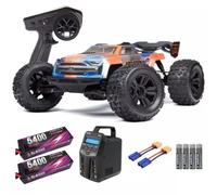 Arrma KRATON 6S V6 1/8 4X4 BLX RTR, Blu/Arancio - Monster Truck Elettrico SUP...