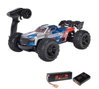ARRMA 1/16 Mini Kraton 3S DSC 4X4 RTR Brushless Speed Truck (batteria 3S e caricabatterie inclusi), rosso/blu, ARA2508ST1