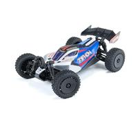 ARRMA RC Car Typhon GROM 4x4 Smart Small Scale Buggy RTR con batteria e caricabatterie, blu/argento ARA2106T1