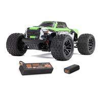 ARRMA RC Truck 1/18 Granite GROM MEGA 380 Brushed 4X4 Monster Truck RTR with Battery & Charger, Green, ARA2102T3