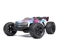 ARRMA RC Truck 1/8 Kraton 4X4 6S BLX BRUSHLESS V6 Speed Truck RTR (batteria Lipo e caricabatterie non inclusi) (blu/rosa), ARA8608V6T2