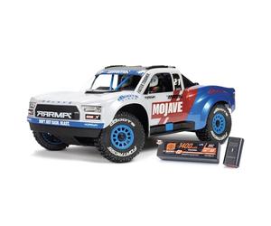 ARRMA RC Truck Mojave GROM 4X4 223S BLX BRUSHLESS Small Scale Desert Truck RTR con DSC, batteria e caricabatterie inclusi, bianco, ARA2304ST2