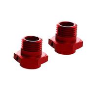 ARRMA- Ricambi Auto di Controllo Radio, Colore Rosso, 17.6mm, AR310484