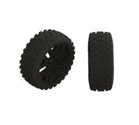 Arrma Ruote complete con cerchi neri 2HO (2 pz) - ARA550057