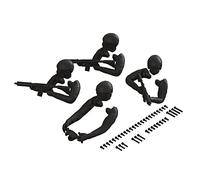 ARRMA- Set di statuette per Pilota, Colore Grigio/Argento, Medium, ARA480057