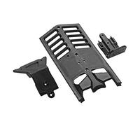 ARRMA Skidplate Anteriore Posteriore Centro Set: Nero