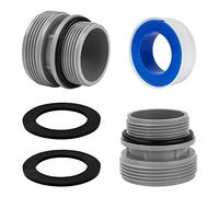 ArrogantF Kit di adattatori di conversione per tubi flessibili compatibili con Intex Coleman 4560 Kit di conversione da 40 mm a 1 1/2 pollici per Hayward Intex, connettore per tubo per piscina, filtro