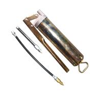 Arroopu Attrezzo per Grasso Ad Operazione Manuale,Applicatore per Lubrificazione Veicoli Ad Alto Volume | Utensile per Grasso Manuale con Tubo Flessibile | per Tecnici Operai Meccanici
