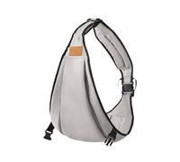 Arroopu Baby Carrier, portatore di titoli, Carrier di supporto per bambini grigio traspirante, Forniture di sicurezza esterne portatili, torace del porta del corpo regolabile per viaggi, shopping,