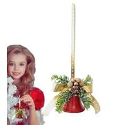 Arroopu Campane di Natale per Decorazione - Decorazioni Natalizie con e Aghi di Pino,Campane Di Natale In Stile Rustico,per Casa Ufficio Mantello del Portico Festa Raduno Centrotavola Invernale