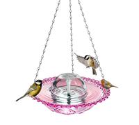 Arroopu Fontana per Uccelli da Giardino - Vasca per Acqua Chiara Antiruggine Elettrica,con Pompa Acqua - Per, ingresso carrabile, patio, balcone, prato, terreno erboso