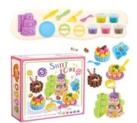 Arroopu Set da per Pasta, Giocattoli per Pasta Colorata per Bambini Waffle