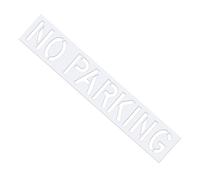 Arroopu Stencil Per Divieto Di Sosta Su Corsia | Leggibile In Tutte Le Condizioni Atmosferiche,Stencil In Silicone Per Vernice Spray Con Divieto Di Sosta | Per Pavimentazione Cortile Marciapiede