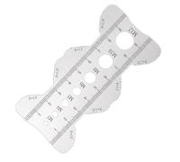 Arroopu Strumento Per Misurare Le Dimensioni Delle Viti | Misuratore Di Passo Portatile | Strumento Per Misurazione Filetti Ad Uso Meccanici - Per Ingegneri Riparazioni Garage