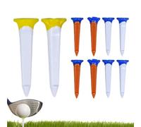 Arroopu Tee da Golf per Palline | 10 Pezzi Marcatori Colorati Stabili Di Precisione | Marcatore Per Allenamento Golf All'Aperto - Per Adulti Uomini Donne Appassionati Dilettanti e Golfisti