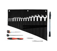 arrotolabile per chiave inglese - Rotolo tascabile per attrezzi, Organizer per attrezzi in tessuto Oxford da 24,41 pollici - Borsa per stoccaggio resistente | Supporto con elastica al