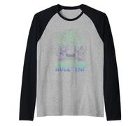 Arrotolare o toccare Jiu-Jitsu Grappling Warrior Graphic Maglia con Maniche Raglan