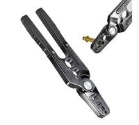 Arrotondatore Per Tubi In Rame - Lega Alluminio 28x6cm | Attrezzo Manuale A 6 Fori | Sagomatore Di Precisione HVAC Verso Idraulica, Riparazione Refrigerazione E Modellazione Condotti