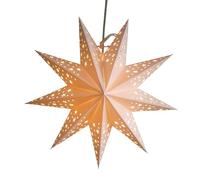 Arrovarp Paralume a forma di stella di carta, stelle di carta illuminate con corda luminosa, lanterne a stella di carta HangingStars, illumina le carte Starcover, lanterna stellare da appendere per