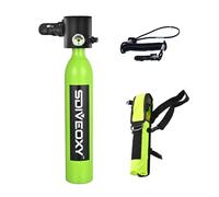 Arrovarp Serbatoio subacqueo da 0,5 l, Cilindro Portatile per Serbatoio, Serbatoio di Ossigeno per Immersioni, Attrezzatura Subacquea, Bottiglia per Immersioni e Snorkeling, bombola di Ossigeno, Set