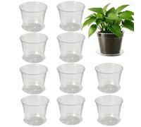 Arrovarp Vasi per coltivatori, fioriera trasparente per vivai, vaso nutrizionale per cortile, piantare interni, prato, casa all'aperto