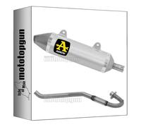 arrow 52509AO + 52001PD scarico completo omologato open thunder alluminio compatibile con malaguti xsm 125 4t 2019 2020 mototopgun