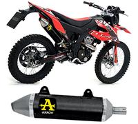 Arrow 52509aon*, Terminale omologato thunder alluminio nero, compatibile con moto um dsr ex 125 2018 2019 2020