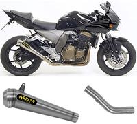Arrow 71637pri+71347mi, Terminale e raccordo, Impianto semi-completo omologato pro-race nichrom, compatibile con moto kawasaki z750 z-750 s 2005 2006