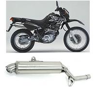 arrow 72034pd, terminale race paris dacar inox, compatibile con moto yamaha xt 600 e 1995 1996 1997 1998 1999 2000 2001 mototopgun