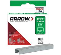 Arrow A215 JT21 T27 Punti Per Graffatrice 8mm (5/16in) Scatola 5000