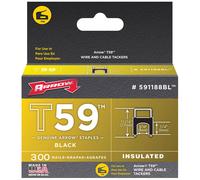 Arrow A591188BL T59 Graffette Isolate Nere 6 X 8Mm Scatola 300