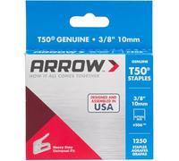 506 ARROW GRAFFETTE IN ACC.GALVANIZZATO T50 CONF.1250PZ 3/8 10MM