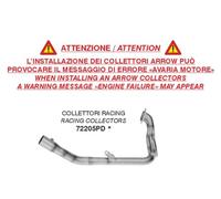 ARROW COLLETTORI SCARICO 72205PD KOVE 800X PRO/RALLY 2025