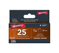 Arrow Fastener 257 2 pack T25 genuino / T2025 7/16-pollici Staples, 1, 000 per confezione