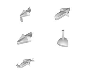 Arrow Illusion Display Stand Rotating Optical Model 3D Printed Decoration