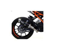 ARROW KIT TERMINALE SCARICO THUNDER INOX NERO RACING KTM RC 390 2015-2016