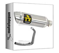 arrow scarico completo + collettore omologato open basso thunder alluminio compatibile con yamaha tracer 7 2024 mototopgun