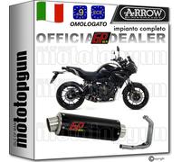ARROW SCARICO COMPLETO GP2 GP 2 GPGUN TITAN LOOK NERO YAMAHA TRACER 700 2019 19