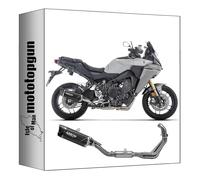 arrow scarico completo omologato catalizzato indy-race evo alluminio nero coppa carby compatibile con yamaha tracer 9 2025 mototopgun 71989akn